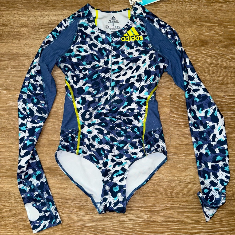 Adidas Primeblue Long Sleeve Leotard | Adidas Running Leotard
